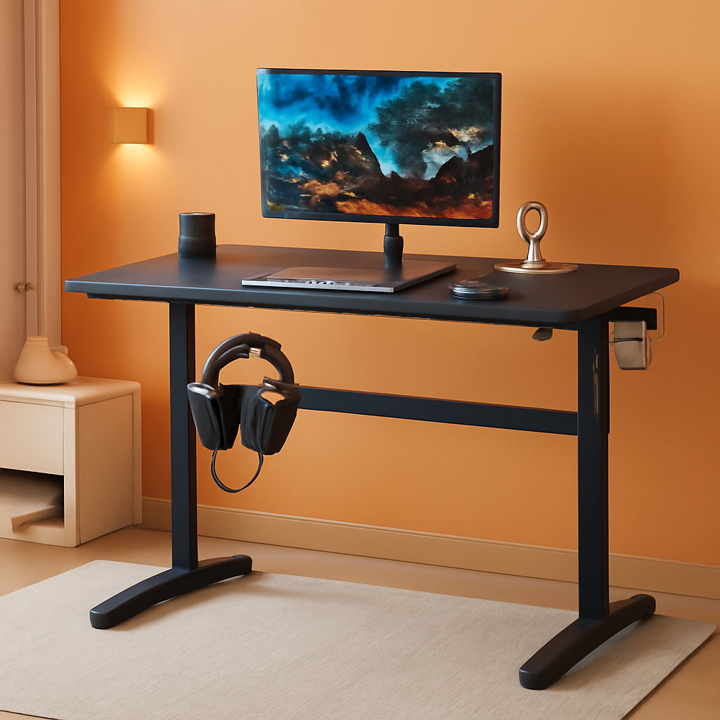 Extra Large Ergonomic Gaming Desk with Cup Holder