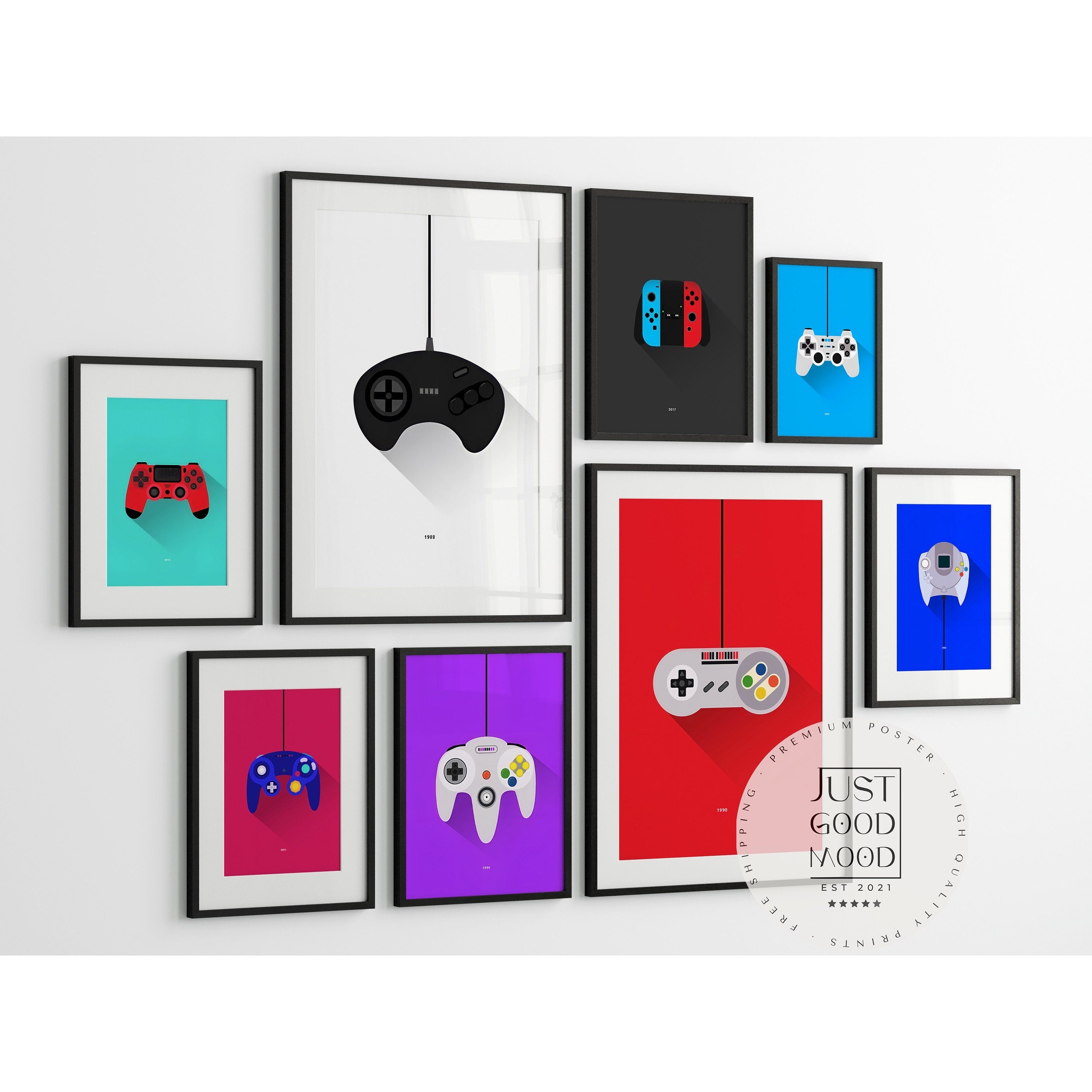 Gaming Poster · Gaming Wandkunst · Gaming Raum Deko · Gamer Geschenk · Videospiel · Wand Deko · Esports Spiel · Deko Print · ohne Rahmen